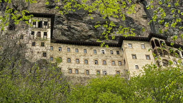 Convent in rock — Stock Photo, Image