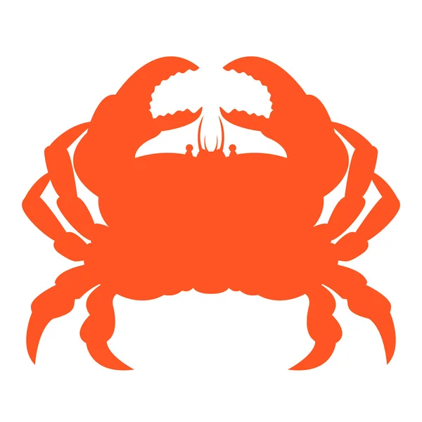 Sea crab isolated vector illustration — Stock Vector