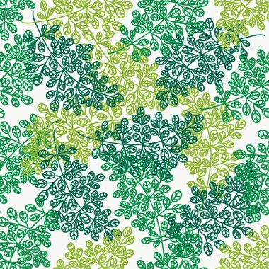 Yapraklı kusursuz desen