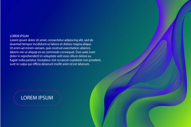 Geometrik soyut arkaplan. Dalga akışı. Tasarımınız için grafiksel arkaplan. Vektör illüstrasyonu.