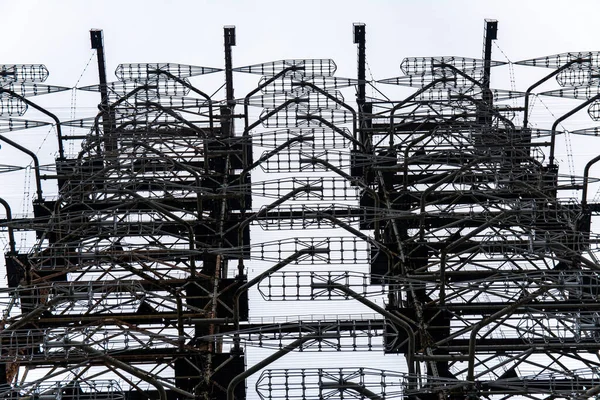 An abandoned Soviet-era radio complex called Duga-1 — Stock Photo, Image