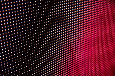 Pembe, mavi ve mor tonlu noktalı arkaplan. Soyut tasarım için. Görüntü LED ekranından alındı.