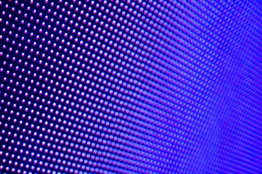 Pembe, mavi ve mor tonlu noktalı arkaplan. Soyut tasarım için. Görüntü LED ekranından alındı.