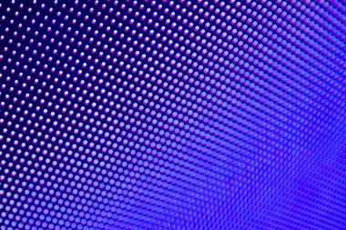 Pembe, mavi ve mor tonlu noktalı arkaplan. Soyut tasarım için. Görüntü LED ekranından alındı.