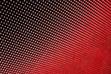 Pembe, mavi ve mor tonlu noktalı arkaplan. Soyut tasarım için. Görüntü LED ekranından alındı.