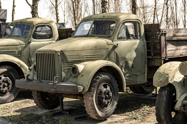 Ukraine Perejaslaw Chmelnizki 2021 Sowjetischer Lkw Gaz Made Udssr Brotmuseum — Stockfoto