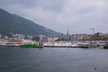 İtalya 'nın Como Gölü kıyısında, şiddetli yağmurlar sonrasında göle sürüklenen büyük miktarda ahşap yer alır. İşçiler 2025 yılında Como Gölü 'nden ağaç gövdelerini çıkarmak için özel ekipmanlar kullanıyorlar..