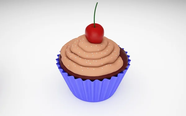 Foto cupcake 3D — Foto Stock