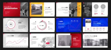 Geometrik Grafik Tasarım Proje Sunumu. Infographic Kaydırma Şablonu. Sunum, Flyer ve Broşür, SEO, Pazarlama, Webinar İniş Sayfa Şablonu, Web Sitesi Tasarımı, Banner.