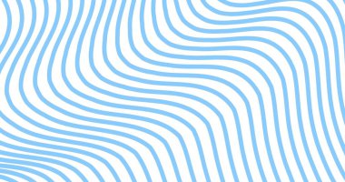 Mavi dalgalı çizgiler arka plan. Soyut vektör şablonu çizimi