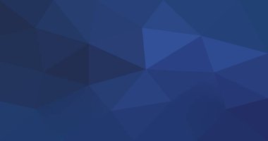 Mavi soyut çokgen arkaplan Geometrik origami biçimi