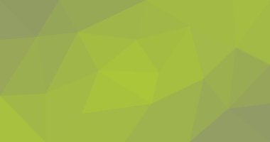 Yeşil soyut çokgen vektör arkaplan geometrik tasarımı