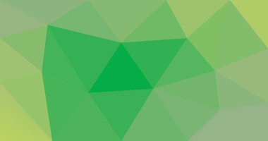 İş Vektörü illüstrasyonunuz için yeşil soyut çokgen arkaplan geometrik tasarımı