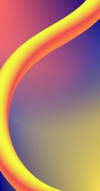 Sarı mor turuncu ve mavi eğimli soyut arkaplan