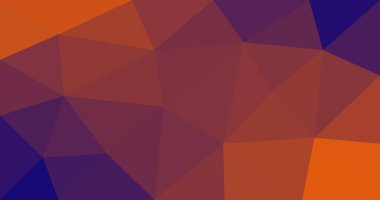 Soyut Görünüm Düşük Çokgen Modern Turuncu ve Mor Doku arkaplanı