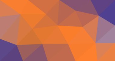 Turuncu mor soyut çokgen modern çok renkli arkaplan