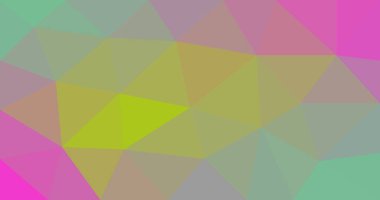 Yeşil soyut üçgen çokgen modern arkaplan tasviri