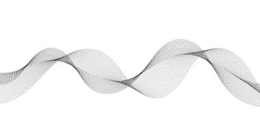 Boş Beyaz Arkaplan vektör sunumlarında siyah parçacık nokta dinamik satırları