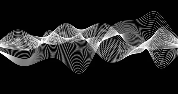 Siyah ve Beyaz Tasarımlı Radyo Dalgaları