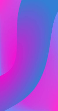 Dikey gradyan arkaplanda, dinamik efekt Vektörü illüstrasyonuyla mavi pembe gradyan şekli