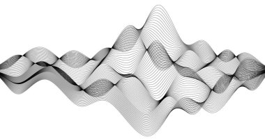 ufuk kaotik sinyal dalgaları Dijital frekans iz dengeleyici teknoloji kavramı