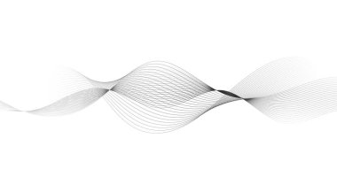 Soyut Dijital Frekans Dalgaları Çizgisi Gradyan Teknolojisi Biçimlendirilmiş Tasarım Arkaplan Vektörü İllüstrasyonu