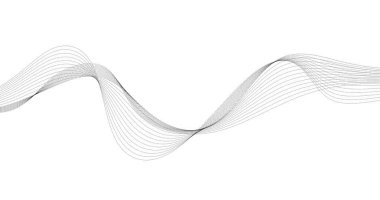 Beyaz arkaplandaki frekans dalgası Telekomünikasyon teknolojisi kavramı