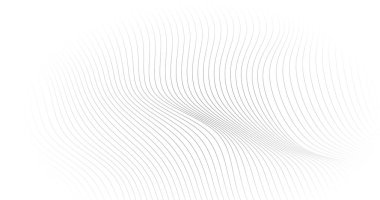 Beyaz Arkaplan Doku Tasarımı üzerinde kaybolan Azalan Arazi Dalgalı ve dalgalı çizgiler