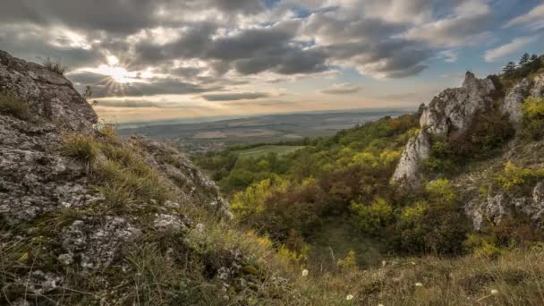 Bela timelapse com rochas — Vídeo de Stock