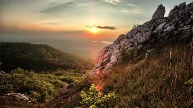 Gün batımı ile Timelapse