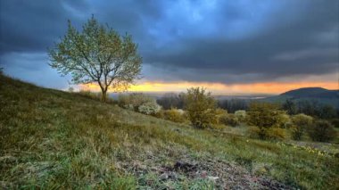 Gün batımı ile Timelapse