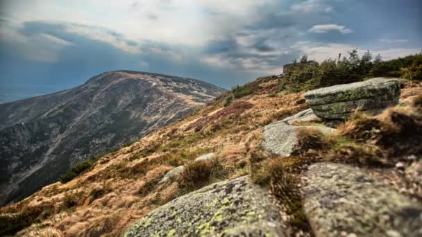 Prachtige Natuur Van Tsjechische Republiek Uitzicht Van Heuvels Naar Het — Stockvideo