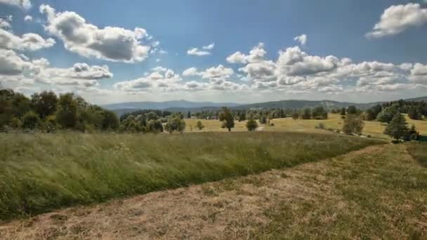 Zeitraffer Der Schönen Natur Der Tschechischen Republik — Stockvideo