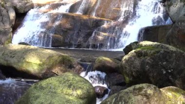 Çek Cumhuriyeti 'nde güzel bir şelale