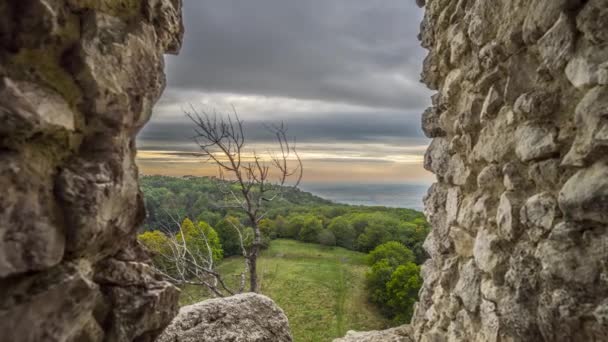 Time Lapse Hermoso Paisaje Rocoso Plava Área Paisaje Protegido Naturaleza — Vídeos de Stock