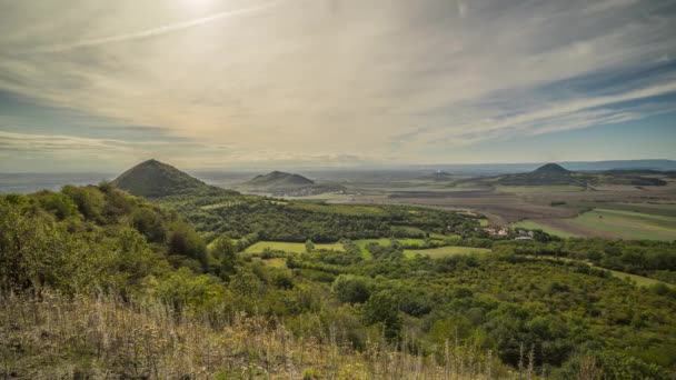 Λήξη Ισχύος Των Τσεχικών Κεντρικών Ορεινών Περιοχών Στην Τσεχική Δημοκρατία — Αρχείο Βίντεο