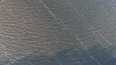 Aqueduct Veluwemeer, Harderwijk yakınlarındaki Veluwe Gölü 'nde..