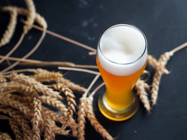 Bir bardak buğday birası.