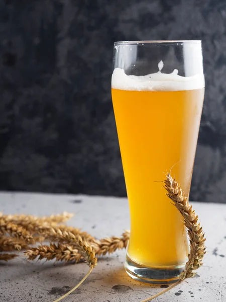 Sklenici Německého Pšeničného Piva — Stock fotografie