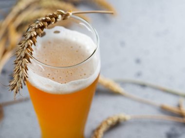 Bir bardak buğday birası.