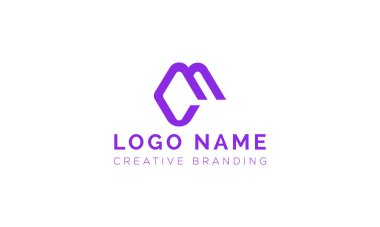 Minimalist CM Logo for Branding and Identity.