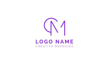 Minimalist CM Logo for Branding and Identity.