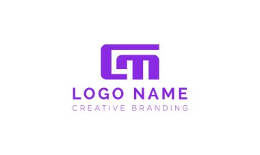 Minimalist CM Logo for Branding and Identity.