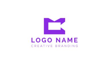 Minimalist CM Logo for Branding and Identity.