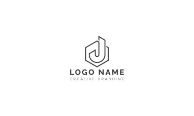 Minimalist J Logo for Branding and Identity.