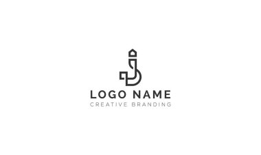 Minimalist J Logo for Branding and Identity.