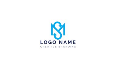 Minimalist SM Logo for Branding and Identity.