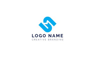 Minimalist SM Logo for Branding and Identity.