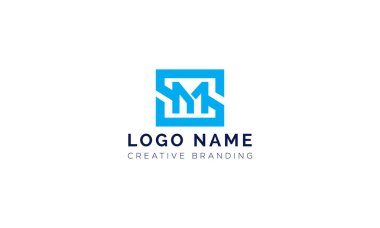 Minimalist SM Logo for Branding and Identity.