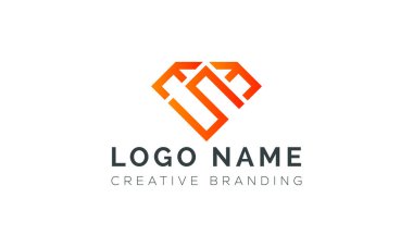 Minimalist SM Logo for Branding and Identity.